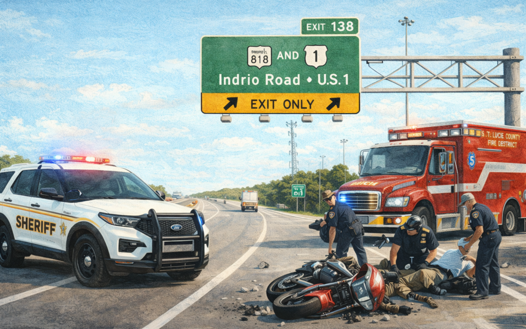 Motorcyclist Injured in Fort Pierce: Legal Rights After U.S. 1 and Indrio Road Accident
